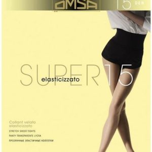 10 PAIA COLLANT OMSA SUPER 15 VELATO ELASTICIZZATO PUNTA RINFORZATA