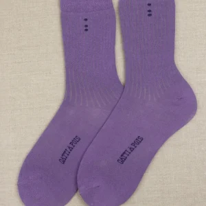 Calze Cromo in Puro Cotone Ametista&Oceano con Iniziali o Senza!