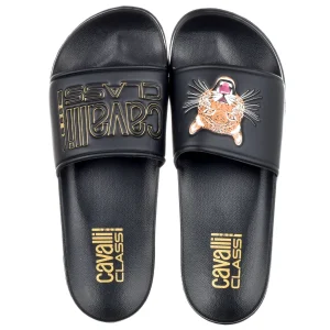 UOMO CAVALLI CLASS CIABATTE NERO - D001069