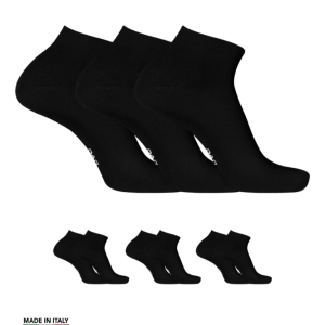 12 PAIA CALZA CORTA DAG QUARTER UNISEX COTONE ELASTICIZZATO RASATO TINTA UNITA