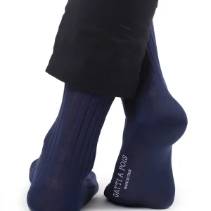 Pure Scotland BluMarine MezzaGamba a Costine con Iniziali o Senza!