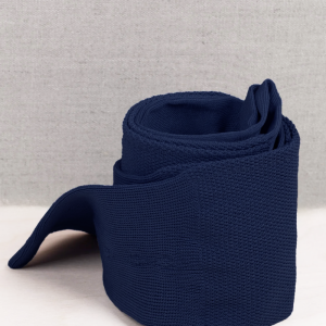 Calze da Donna in Filo di Scozia Blu Marine a lavorazione Piquet con Iniziali o Senza!