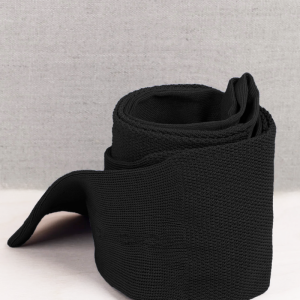 Calze da Donna in Filo di Scozia Nero a lavorazione Piquet con Iniziali o Senza!