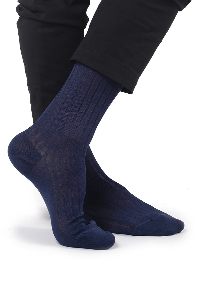 Pure Scotland BluMarine MezzaGamba a Costine con Iniziali o Senza! - immagine 5