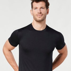 Maglia girocollo in pura lana merinos extrafine