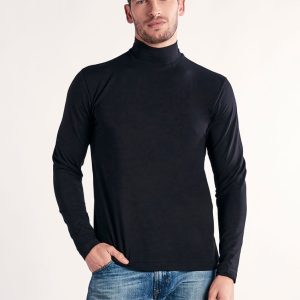 Lupetto manica lunga in caldo cotone modal