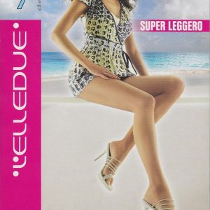 6 COLLANT ELLEDUE ESTIVO 7 DEN TAGLIE 2-3-4-5 XXL COLORI NATURAL-NERO-SOLEIL- CON PUNTA INVISIBILE