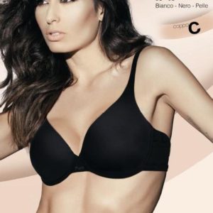 REGGISENO PURA ART. EVA IN COPPA C PREFORMATO CON FERRETTO IN MICROFIBRA LISCIA