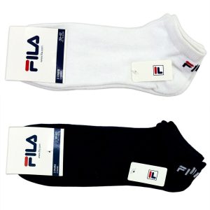 6 PAIA MINI CALZE FANTASMINI FILA F1709 PARISCARPA UOMO DONNA IN COTONE