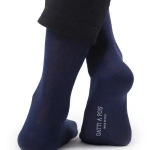 Pure Scotland BluMarine MezzaGamba Liscia con Iniziali o Senza!