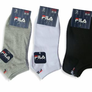 6 PAIA FILA CALZINO FANTASMINO F 9100 COTONE UOMO DONNA TAGLIA 35-38 39-42 43-46