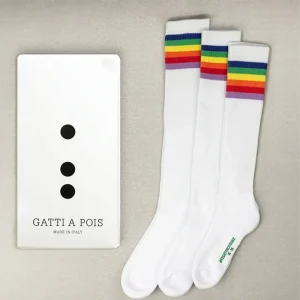 #Fightthestroke Family Box da N.3 Paia di Calze Sportive in Puro Cotone Made in Italy