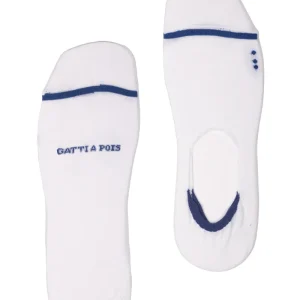 Salvapiedi in Filo di Scozia Bianco&Avio con Iniziali o Senza!