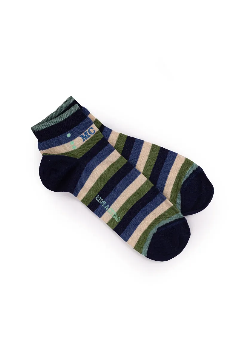 Fantasmini in Filo di Scozia Righe Blue&Green con Iniziali o Senza! - immagine 5