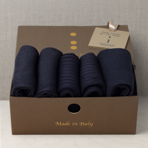 Box Papà BusinnessMan con Iniziali o I Love Dad Ricamati + Card Profumata e biglietto!