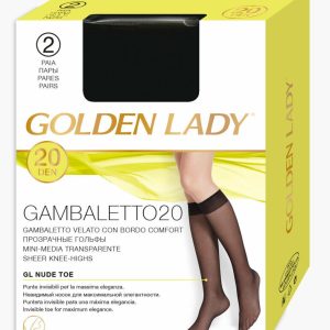 40 PAIA GAMBALETTI GOLDEN LADY VELATI 20 DEN CON ELASTICO COMFORT TAGLIA UNICA