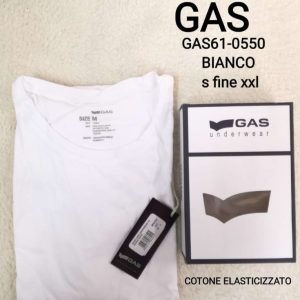 3 T-shirt uomo Gas 0550 mezza manica cotone elasticizzato girocollo idea regalo