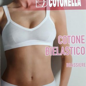 REGGISENO BRASSIERE COTONELLA ART GD065 IN COTONE ELASTICIZZATO BIANCO 2-3-4-5