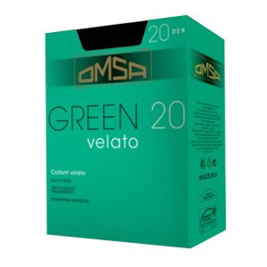 10 PAIA COLLANT OMSA GREEN 20 DEN CLASSICO VELATO TAGLIE 2-3-4