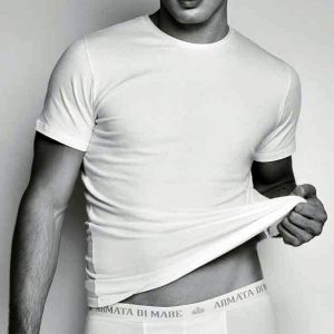 3 T-SHIRT UOMO ARMATA DI MARE ART. GT108 A GIROCOLLO IN COTONE ELASTICIZZATO