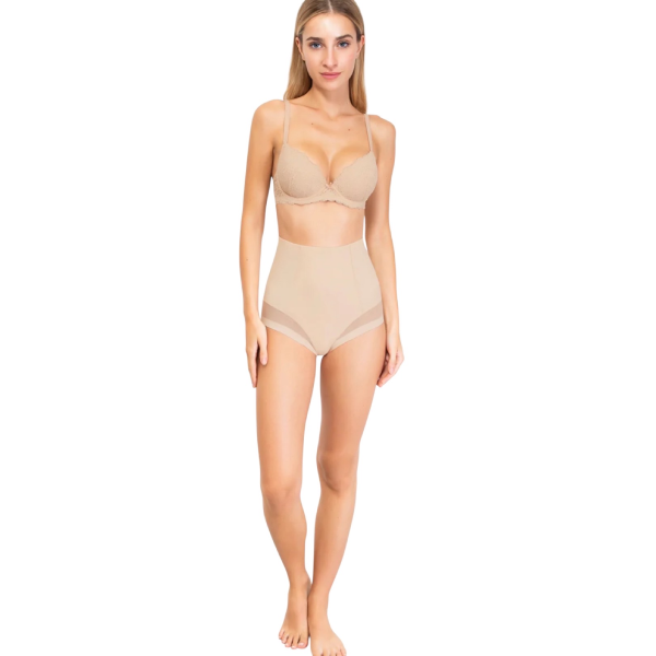 Guaina Alta Modellante in Microfibra con Tulle Everybody 1863 – Sièlei - immagine 3