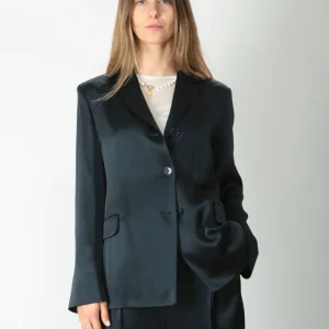 'S MaxMara Giacca monopetto in raso Guido