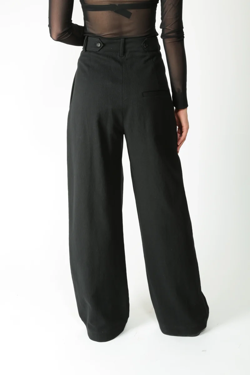 Tela Pantalone ampio in twill Adam - immagine 4