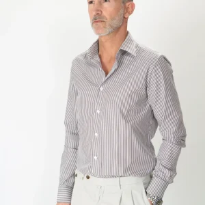 Xacus Camicia tailor fit a righe 11232.088