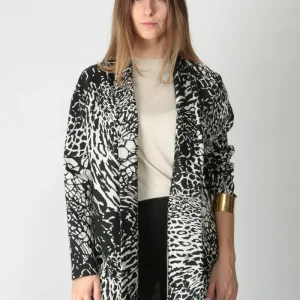 1978 Cardigan misto cotone Jacquard