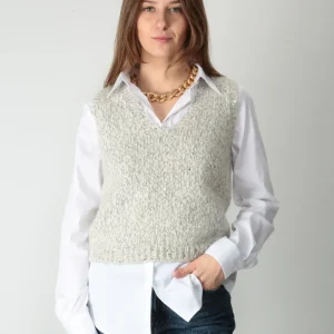 Maida MIla Gilet con paillettes 255M8301