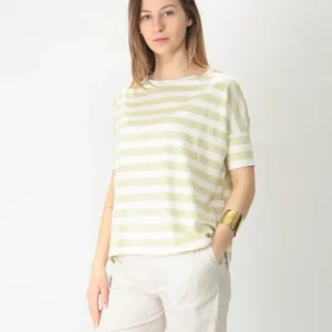 Maida Mila T-shirt oversize in lurex 24551