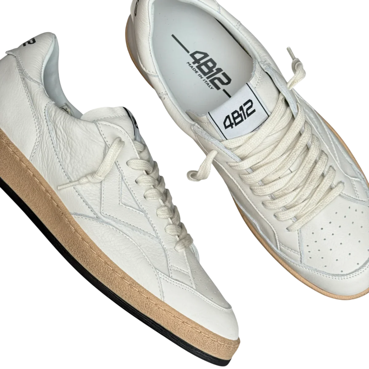 4B12 Sneaker Playnew U131 White - immagine 5