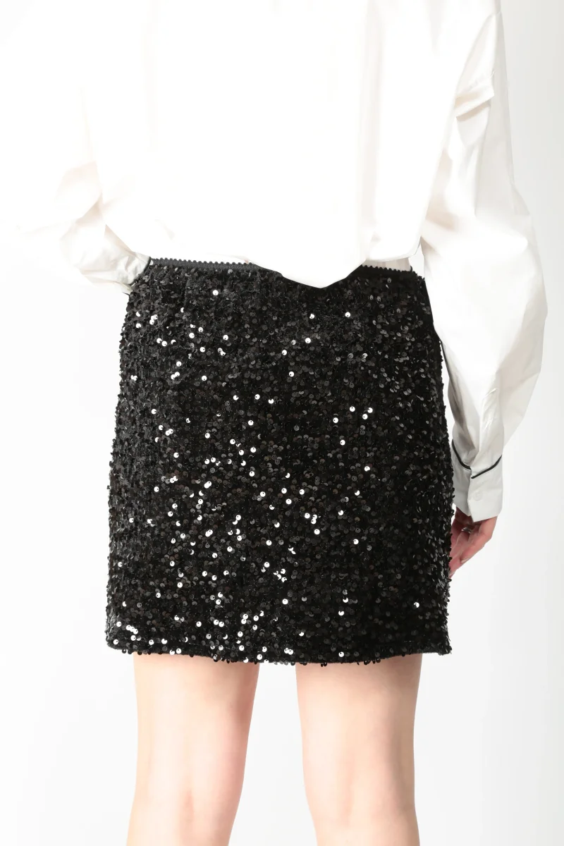 Tensione In Gonna corta in paillettes 26G1730 - immagine 3