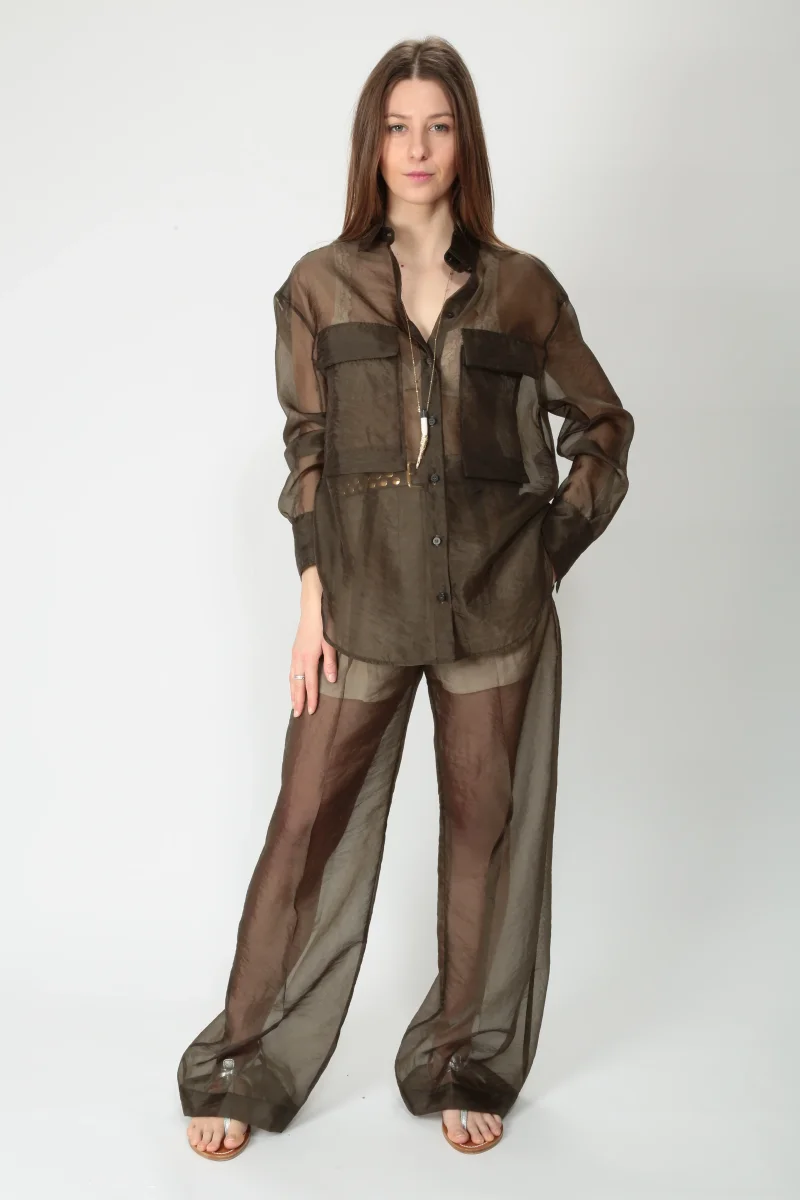 Tela Camicia in organza Thelma - immagine 6