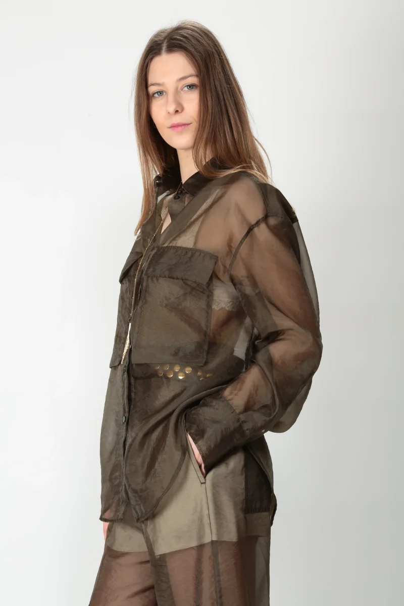 Tela Camicia in organza Thelma - immagine 4