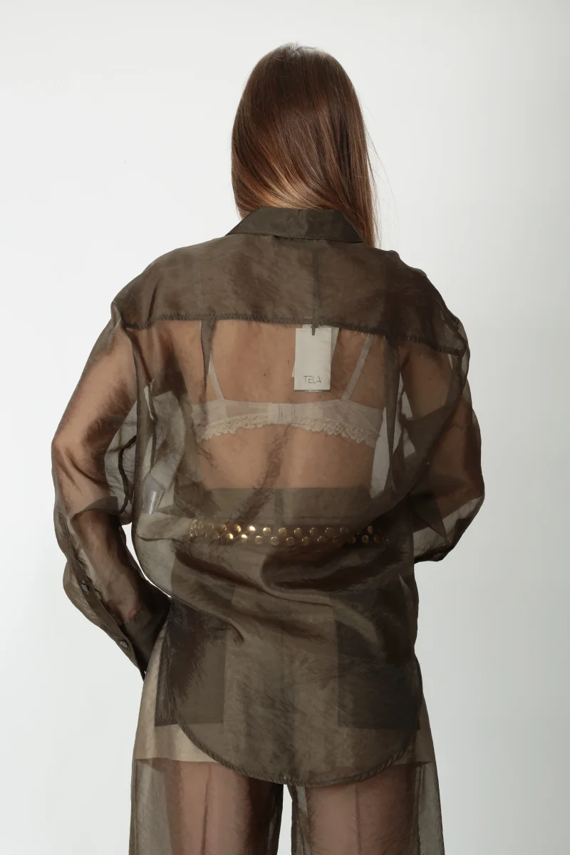 Tela Camicia in organza Thelma - immagine 5