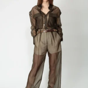 Tela Camicia in organza Thelma