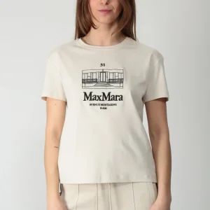 'S MaxMara T-shirt con ricamo SMMBella