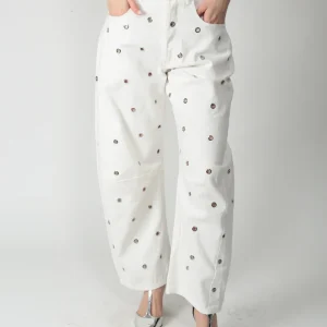 MeiMeij Jeans con borchie M6PNN0