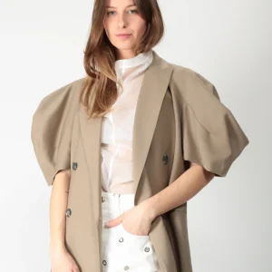 MeiMeij Giacca con maniche a palloncino M6PH04