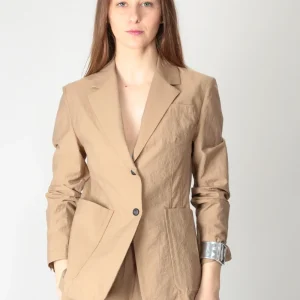 Tela Giacca monopetto in cotone Poesia