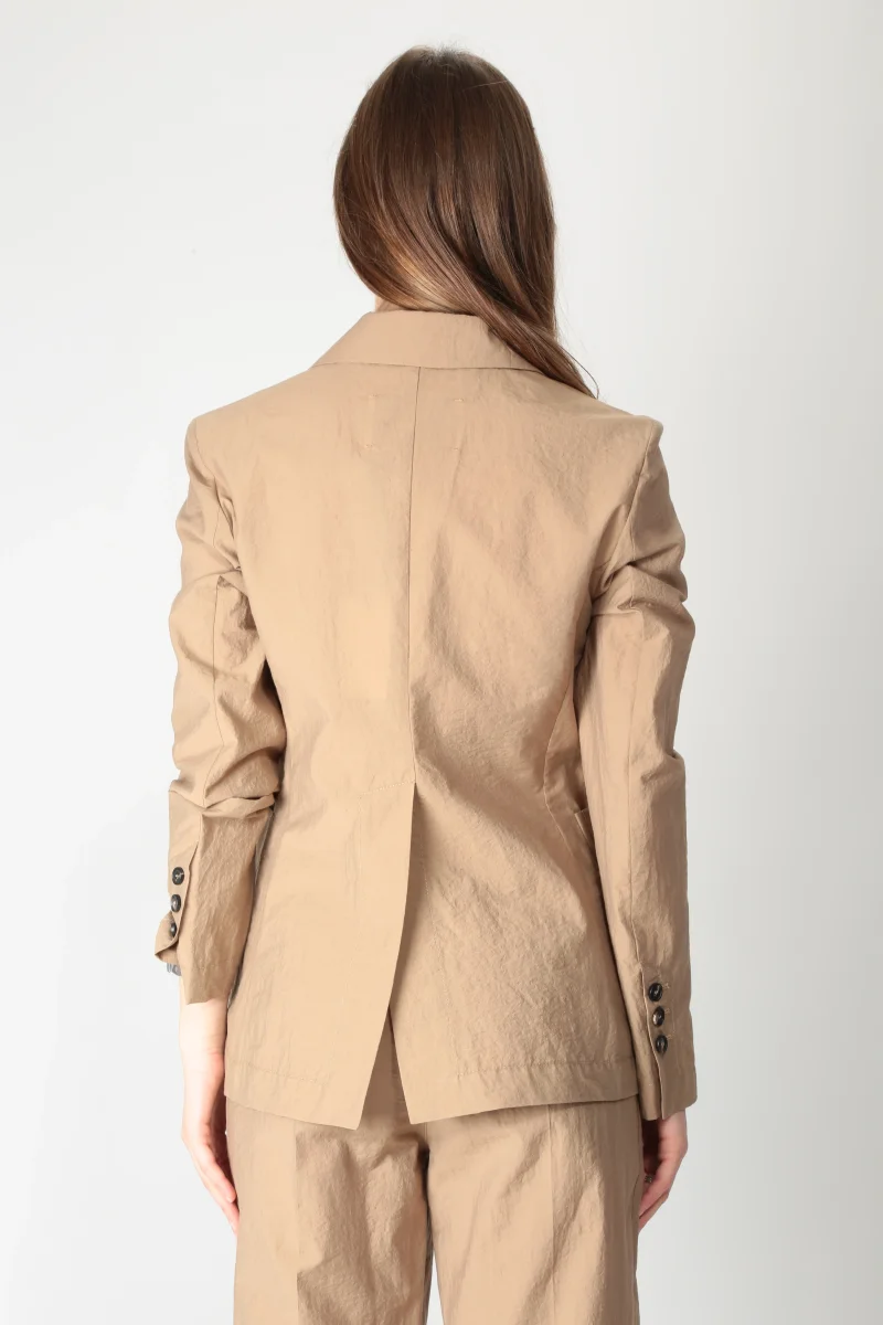 Tela Giacca monopetto in cotone Poesia - immagine 4