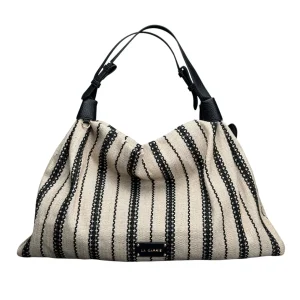 LA CARRIE Borsa Shopping Bicolor Black