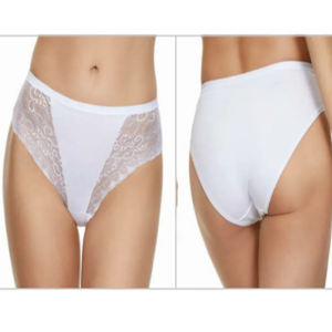 12 SLIP DONNA JADEA MIDI ART. 062 IN COTONE ELASTICIZZATO E PIZZO