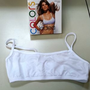 3 REGGISENI BRASSIERE JADEA ART. JENNY IN COTONE MODAL ELASTICIZZATO BIANCO-NERO