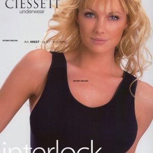 3 CANOTTE DONNA SPALLA LARGA IN COTONE CALDO CST 40027 TAGLIE 3-4-5-6-7 BIANCO