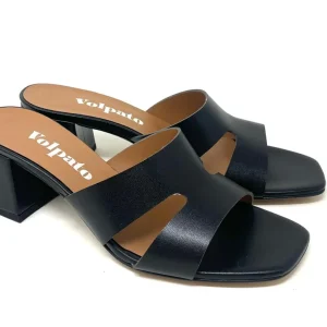 SANDALI CON TACCO VOLPATO DONNA NERO - L318SOFT NERO