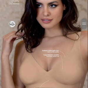 REGGISENO LEILIEVE ART. 6026 SENZA CUCITURE TAGLIO LASER IMBOTTITURA ESTRAIBILE