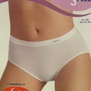 6 PEZZI SLIP DONNA VITA ALTA LIABEL ART. 080 REALIZZATO IN MORBIDA MICROFIBRA