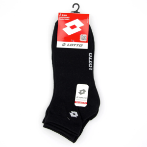 12 PAIA CALZE SPORTIVE UNISEX LOTTO ART. GILA QUARTER ALLA CAVIGLIA COTONE